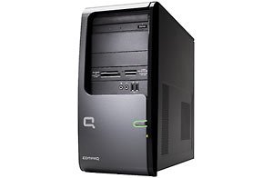 Compaq Presario SR5605F Desktop PC (2.7 GHz AMD Athlon LE-1640 Single-Core Processor, 1 GB RAM, 250 GB Hard Drive, DVD Drive, Vista Premium)