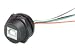 Waterproof USB Type B Jack with 10 Wire Leads