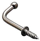 20 x 30mm Stainless Steel 90 Degrees Hook - Polished Stainless Steel