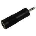 1/4 Inch Mono Female to 3.5mm Mono Male Adapter