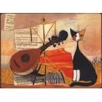 Pimpernel Musical Cat Placemats