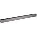 Polyconn PCM10-125-10BW Black Anodizing Aluminum Manifold, 1/4" NPT Female x 1/8" NPT Female, 1-1/2" Centers, 10 Stations