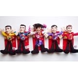 The Wiggles Dolls Set of 5 - Plush Figures - Sam, Anthony, Captain Feathersword, Jeff, Murray.