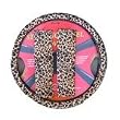 Animal Print Steering Wheel Cover and Shoulder Pad - Cheetah