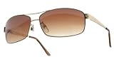 'Hatch' Square Metal Sunglasses
