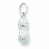 Sterling Silver Peanut Charm