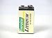 9V Lithium Size Battery Ultra Life U9VLFP, UL9V with Plastic Casing