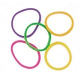 Luxor Snagless Rubber Bands Assorted Colors (250 Per Pack)