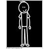 Plaid Me and My Peeps Family Auto Decal: Dad