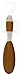 Acca Kappa Professional Pro Hair Brush, Wood, Oval, Boar/Nylon