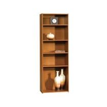 Beginnings Mission Cherry Five Shelf Bookcase Mission Cherry Finish by Sauder