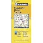 Michelin Mayenne, Orne, Sarthe: Includes Plans for Laval, Alencon, Le Mans (Michelin Local France Maps)