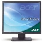 Electronics : Acer V193b - Flat panel display - TFT - 19" - 1280 x 1024 - 300 cd/m2 - 2000:1 (dynamic) - 5 ms - 0.294 mm - VGA - black