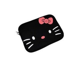  14 inch Lovely Black Hello Kitty Style Laptop Case/Bag