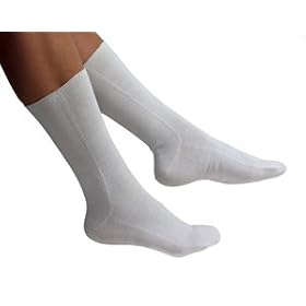 Seamfree Diabetic Socks - White