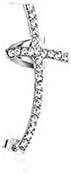 316L Surgical Steel Earring Cross Ear Cartilage Dangle Earring Cuff Cross Choose Your Color