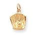 10k BASEBALL CHARM