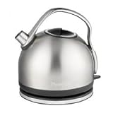 Meyer Prestige Deco Cordless Dome Kettle, Brushed Satin, 1.5 Litre