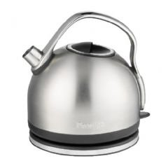 Meyer Prestige Deco Cordless Dome Kettle, Brushed Satin, 1.5 Litre