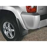 05-07 Jeep Liberty Front Splash Guards Guard Medium Gray Mopar Oem Set of 2 by Mopar
