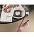 Heart Purse Valet Compact Stainless Steel Handbag Holder