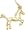 Horse Charm, Gold Plated Silver