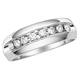 14kt. White Gold, 1/2 ct. tw. Diamond Wedding Band