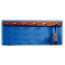 6-Peg Wall Coat Rack - Wood (Natural) (2