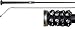 Dressurgerte Gerte Crystal 110cm m elegantem Strassreif