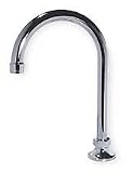 Trident 2HYG3 Gooseneck, Chrome, Spout 10 In