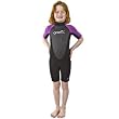 O'Neill Reactor girls shorty wetsuit for surf, scuba, snorkel, swim