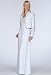 Apparel : Silver Formal Evening Dress with Jacket - Mother of Bride & Groom, Wedding, Party, MOB Gown by Sean Collection (7252)