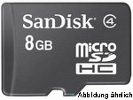 SanDisk MicroSDHC Card 8GB (nur Karte) Zubehör