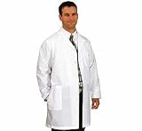 White Swan Uniforms Men's White Lab Coat