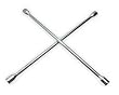 Westward 2HLA9 Lug Nut Wrench, 4 Way, L 20 In