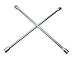 Westward 2HLA9 Lug Nut Wrench, 4 Way, L 20 In