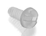 Miniature Nylon Pan Head Slotted Machine Screw 0-80