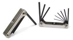 Westward 4YR73 Fold Up Hex Key Set