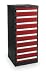 Storelogic 2HFP5 Modular Drawer Cabinet, Eye Level, H61 1/2