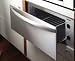 Miele Stainless Steel Door w/ Stainless Steel Curved Handle 4,, Curved Toe Kick - GFVi451/77 - 21996