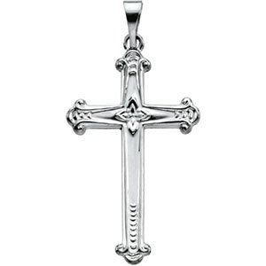 Platinum Cross Pendant.