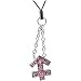 Cellet Phone Strap - Sagittarius Zodiac Sign With Pink Stones - STZO11