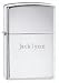 High Polish Chrome Engraved Zippo Lighter - Jacklynn
