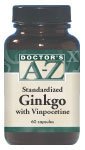 Doctor's A-Z Standardized Herbs Ginkgo with Vinpocetine, 40/5 mg 60 capsules