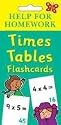 Help for Homework Times Tables Flash Cards