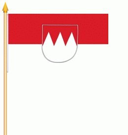 Produkt-Bild: Stockflagge Franken 30 * 45 cm von Yantec