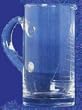 Individually Hand Etched Glass Sailboat Syrup Pitcher 5"H 10 oz Set / 2