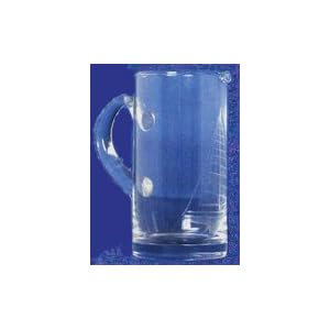 Individually Hand Etched Glass Sailboat Syrup Pitcher 5\”H 10 oz Set / 2