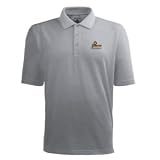 East Carolina Pirates Pique Extra Lite Men's Polo (Heather Grey)