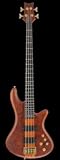 Schecter Stiletto Studio 4 Bass Guitar, Honey Stain